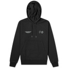 Purple Mountain Observatory Men's Core Logo Hoodie in Black