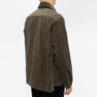 Oliver Spencer Men's Killard Cord Overshirt Jacket in Green