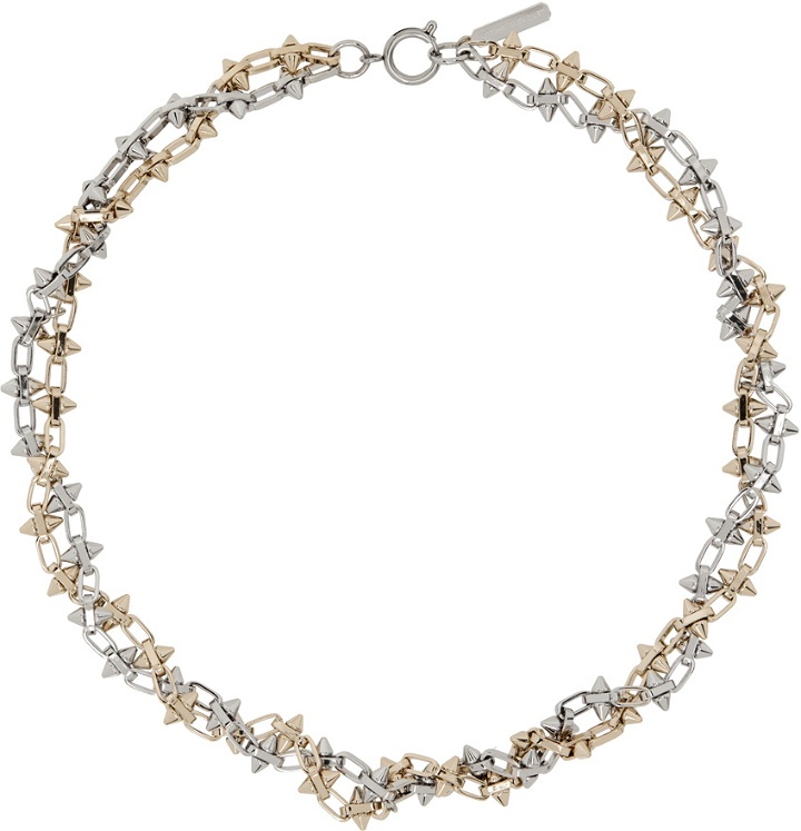 Photo: Justine Clenquet Silver & Gold Nomi Necklace