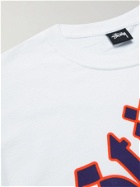 STÜSSY - City Seal Logo-Print Cotton-Jersey T-Shirt - White