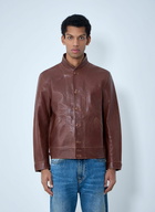 Levi's Leather Button-Up Jacket