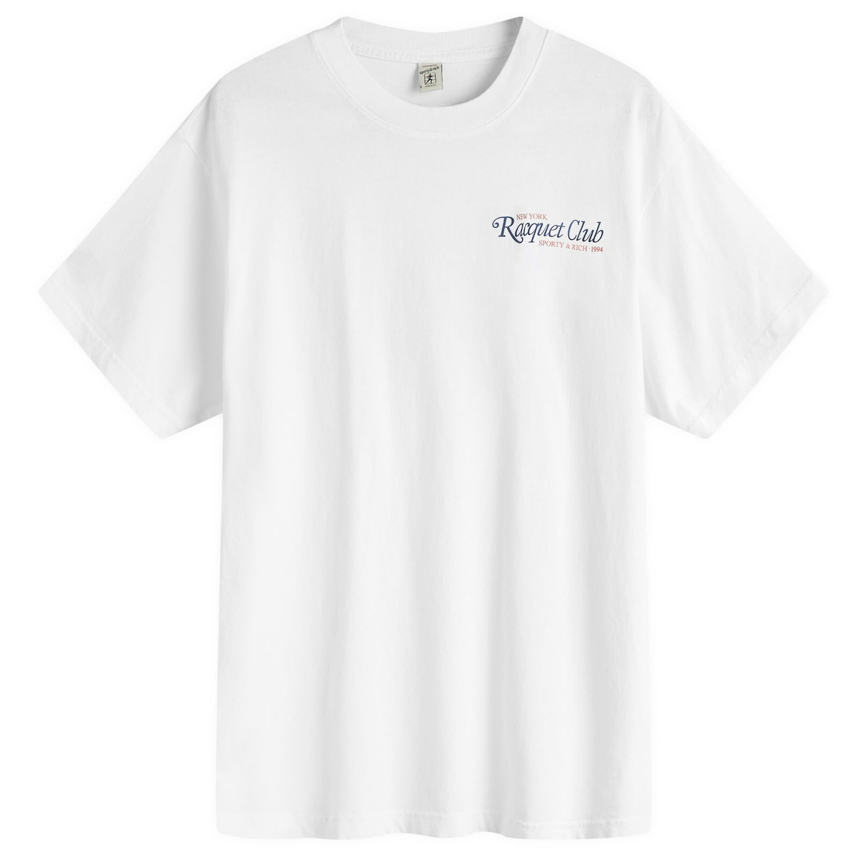 ★Sporty & Rich★ Wimbledon Short Sleeve T-Shirt White TS931 NEW Sporty & Rich Wimbledon T Shirt SMALL White Short Sleeve