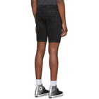 Ksubi Black Denim Chopper Shorts