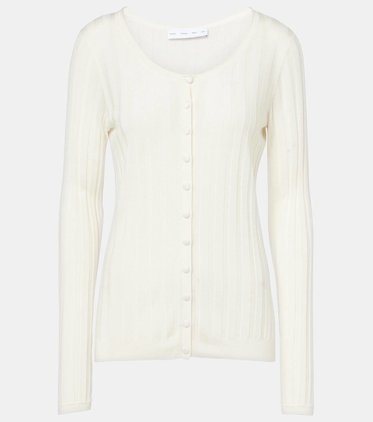 Proenza Schouler Hattie ribbed-knit cardigan