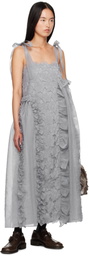 Cecilie Bahnsen Gray Oswald Maxi Dress