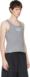 Charles Jeffrey LOVERBOY Gray Logo Tank Top
