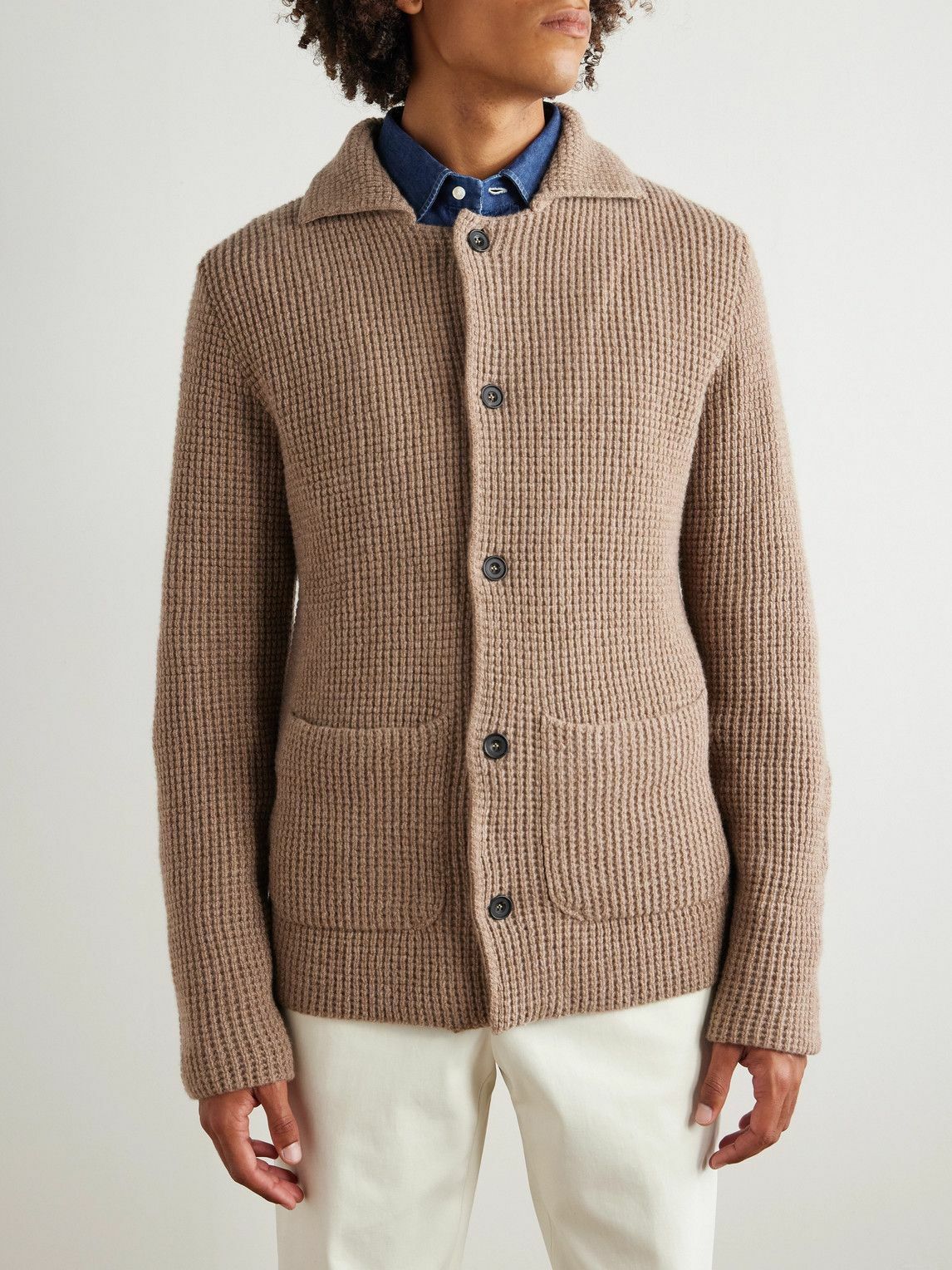 Rubinacci - Cashmere Cardigan - Neutrals
