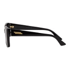 Bottega Veneta Black Angular Sunglasses