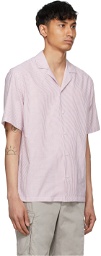 Z Zegna Pink & White #UseTheExisting Striped Short Sleeve Shirt