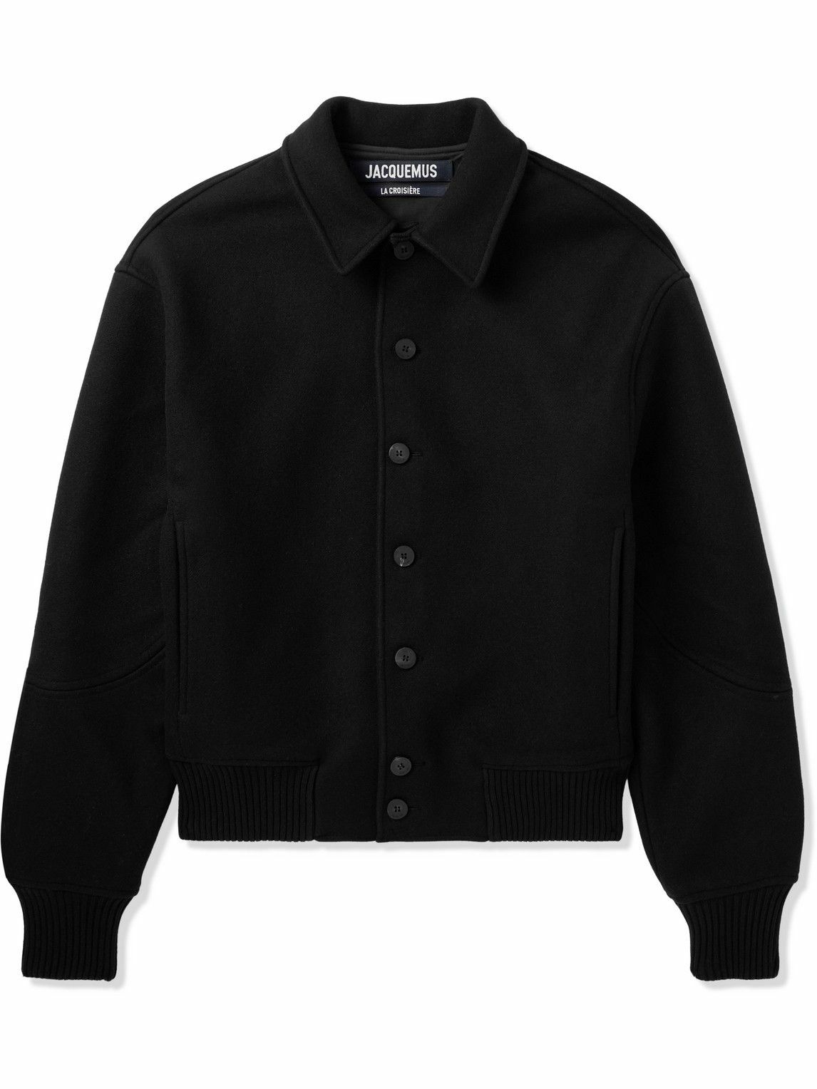 JACQUEMUS ジャケット Jacquemus Gray Le Chouchou 'Le Bomber Feltro' Bomber Jacket
