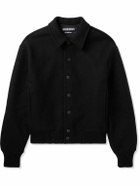 Jacquemus - Feltro Wool-Felt Bomber Jacket - Black