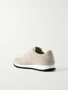 John Lobb - Lift Suede Slip-On Sneakers - Neutrals