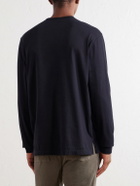 James Perse - Luxe Cotton-Jersey Shirt - Black