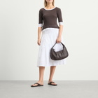 ST. Agni Women's Woven Large Bon Bon Bag in Coffee 
