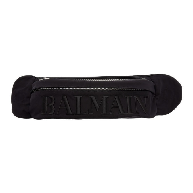 Photo: Balmain Black Nylon Belt Bag
