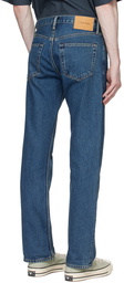 Calvin Klein Indigo Straight-Fit Jeans