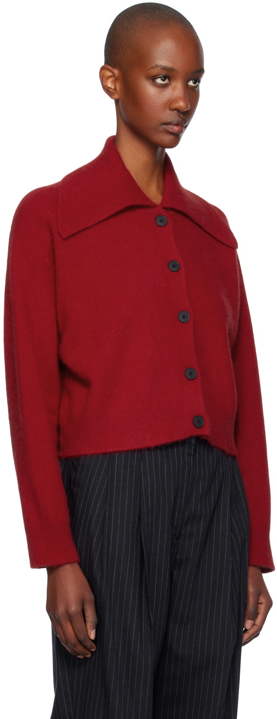 Loulou Studio Red Sao Cardigan
