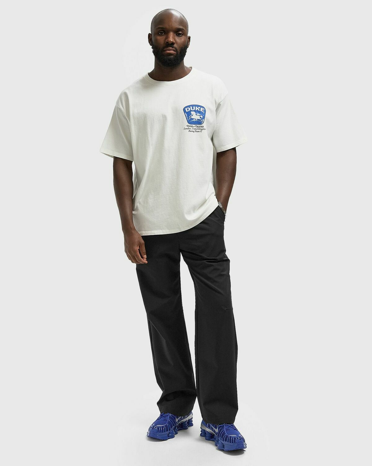 Duke & Dexter DR2 Sponsors Tee White Mens Shortsleefe