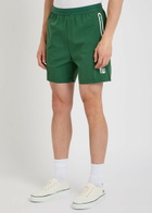 Malbon Performance 2-1 Logo Stretch-jersey Shorts Green