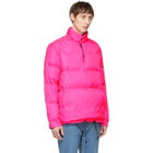 Bianca Chandon Pink Crescent Down Works Edition Down Western Pullover Jacket
