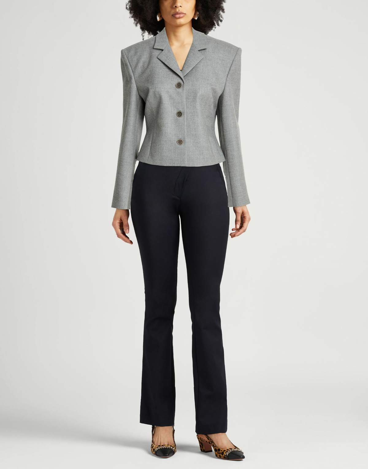 Magda Butrym Womens Blazer in Grey