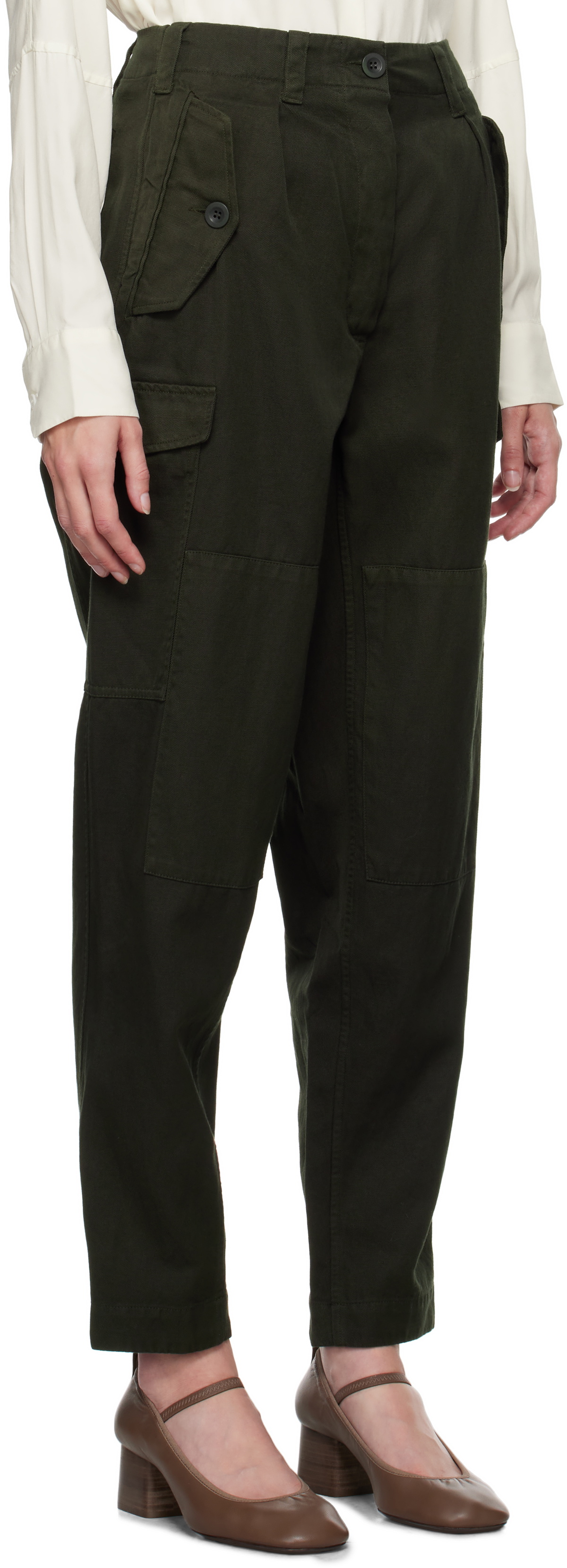 CASEY CASEY Khaki Mupo Trousers