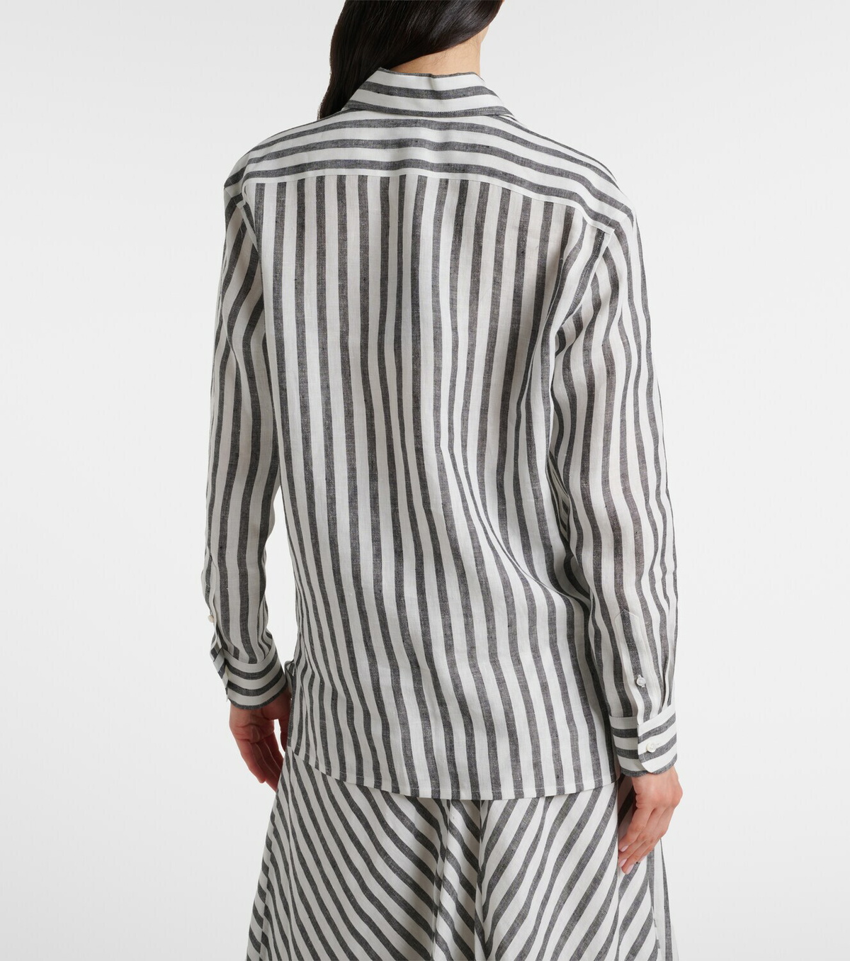 Ralph Lauren Collection Capri striped linen shirt