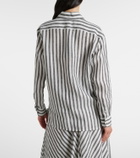 Ralph Lauren Collection Capri striped linen shirt
