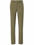 Kingsman - Straight-Leg Cotton Suit Trousers - Green