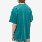 Brain Dead Men's Equipment Lizard Spiral T-Shirt in Green