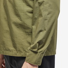 C.P. Company Men's Lens Detail Ripstop Quarter Zip Shirt in Bronze Green