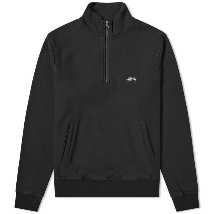 Photo: Stussy Stock Fleece Mock Sweat