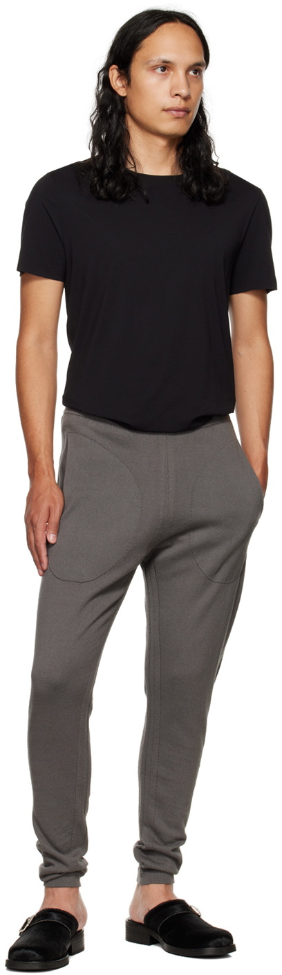 Label Under Construction Gray Perforated Lounge Pants