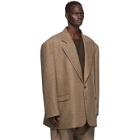 Hed Mayner Brown Single-Breasted Coat