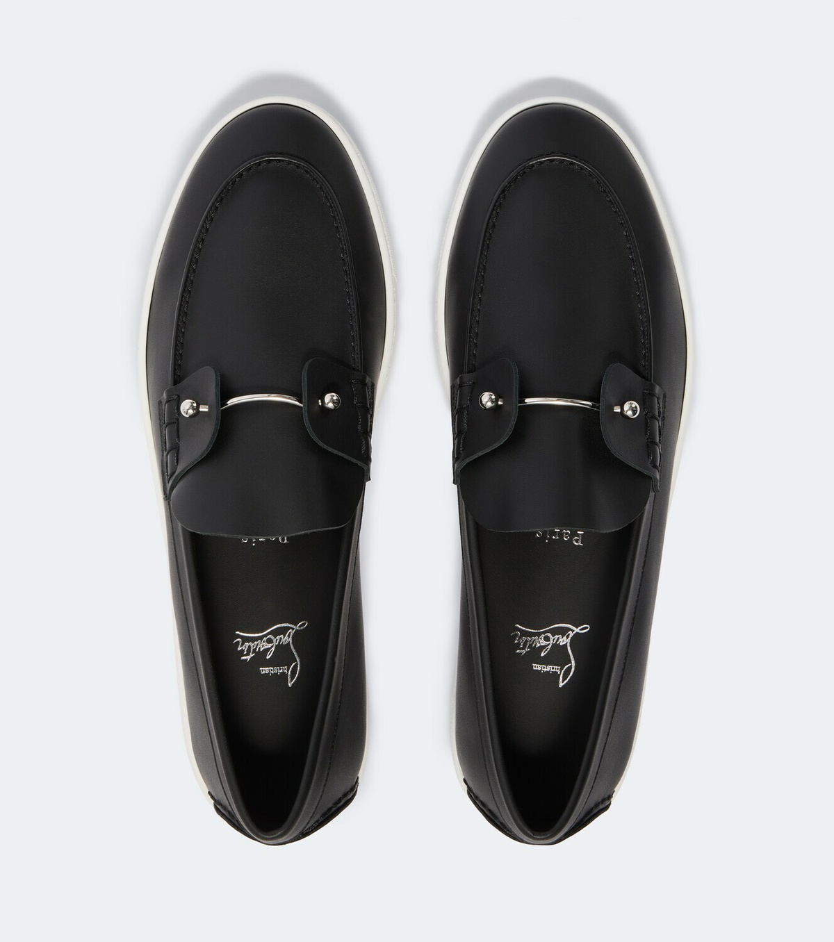 Christian Louboutin Chambeliboat leather slip-on shoes