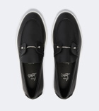 Christian Louboutin Chambeliboat leather slip-on shoes