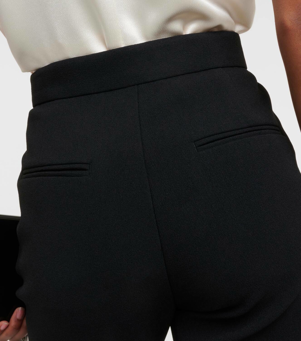 Rebecca Vallance Evie high-rise split-hem pants Rebecca Vallance
