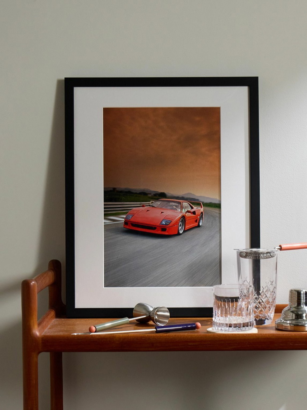 Photo: Sonic Editions - Framed 2021 1987 Ferrari F40 Print, 16'' x 20''