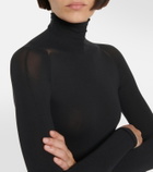 Alaïa Turtleneck jersey bodysuit