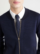 Thom Browne - 2cm Checked Cotton and Wool-Blend Tie