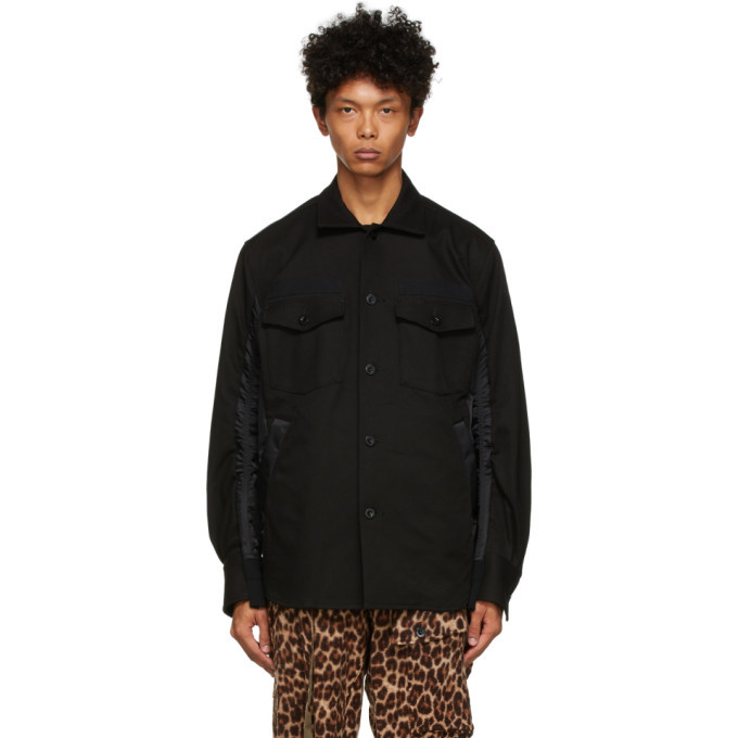 Photo: Sacai Black Twill Blouson Jacket