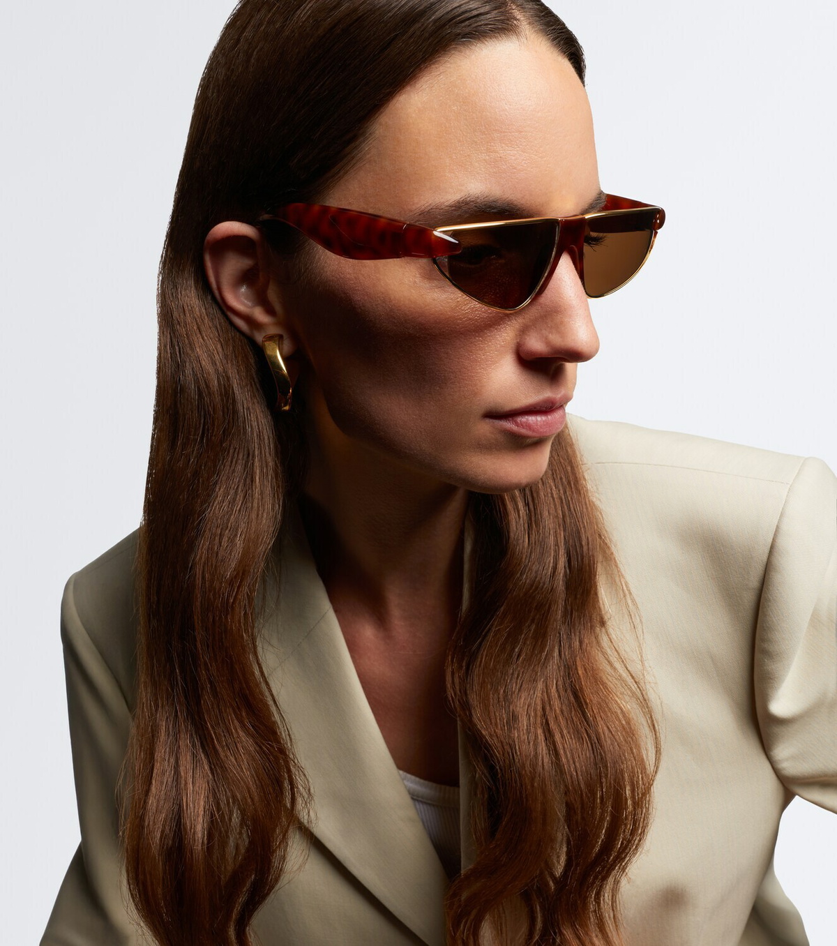 Bottega Veneta Prisma cat-eye sunglasses