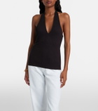Citizens of Humanity Thea ribbed-knit halterneck top