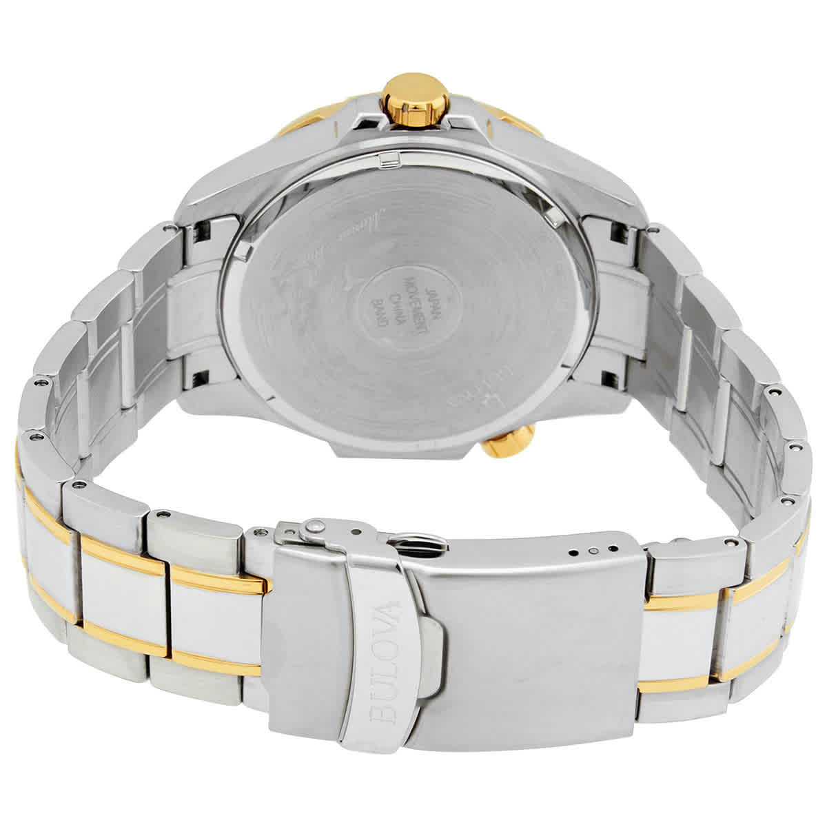 Bulova Marine Star Quartz Blue Dial Mens Watch 98B384