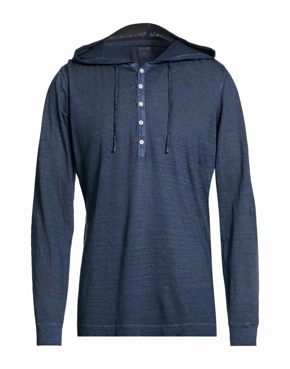 120% Lino Mens T-shirt in Navy