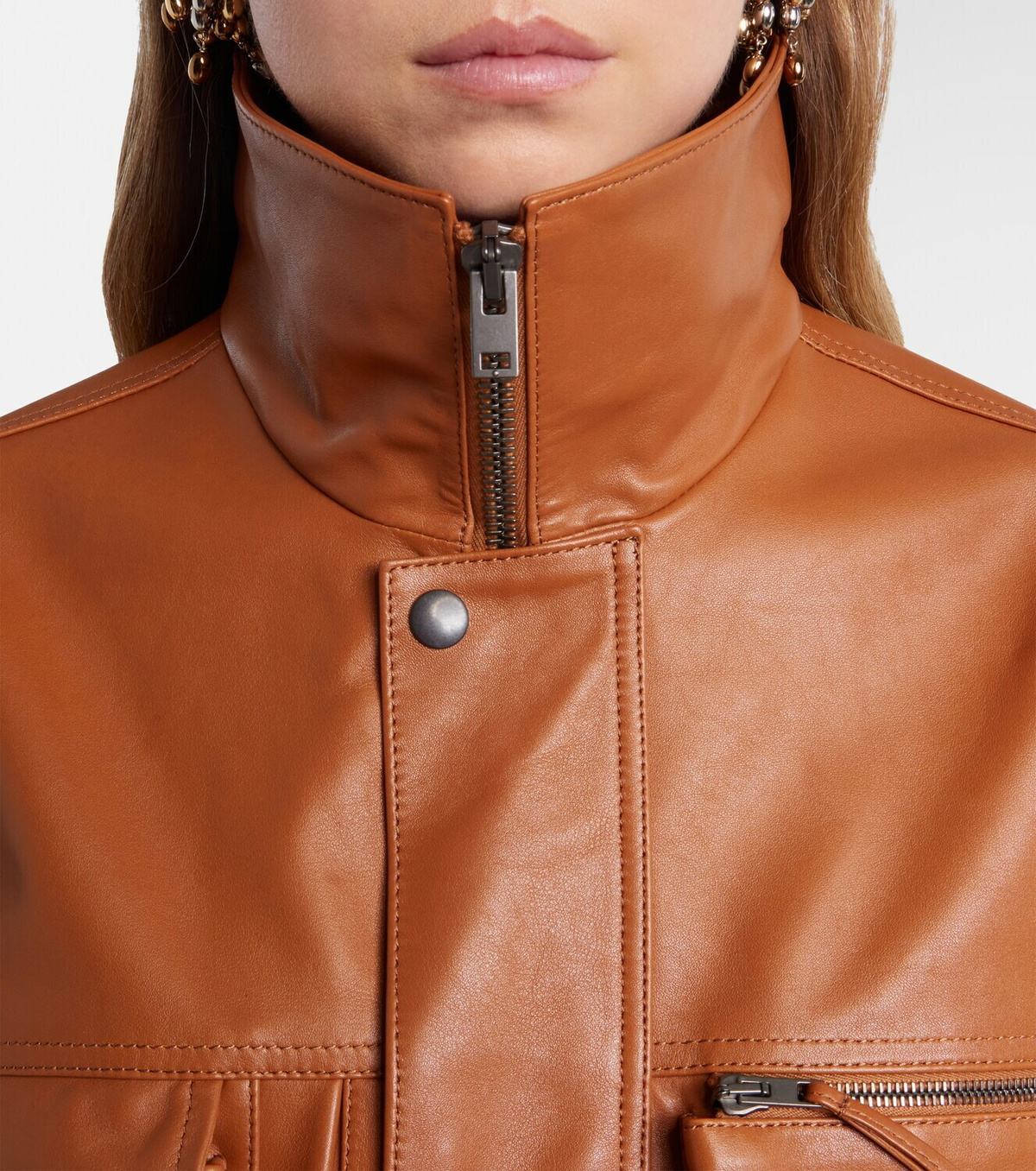 Lemaire Leather blouson jacket
