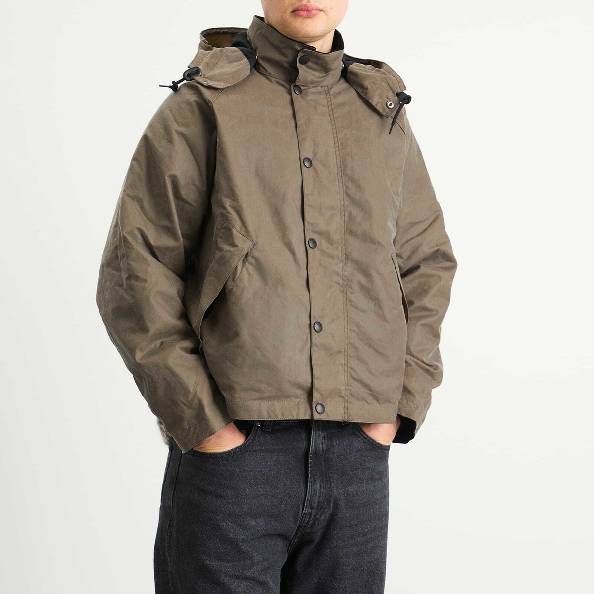Barbour Men's x Margaret Howell Transport Wax Jacket in Kelp Barbour