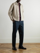 FRAME - Straight-Leg Cotton-Twill Chinos - Blue