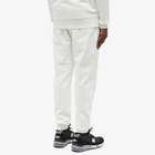 C.P. Company Men's Diagonal Fleece Cargo Track Pants in Gauze White