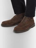 Mr P. - Jacques Shearling-Lined Suede Boots - Brown